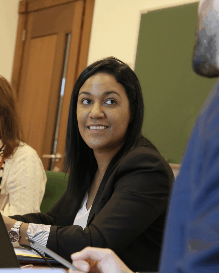 Reunião em ambiente profissional.